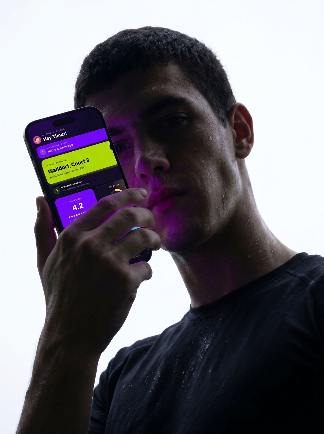 PadelSmart App am Court