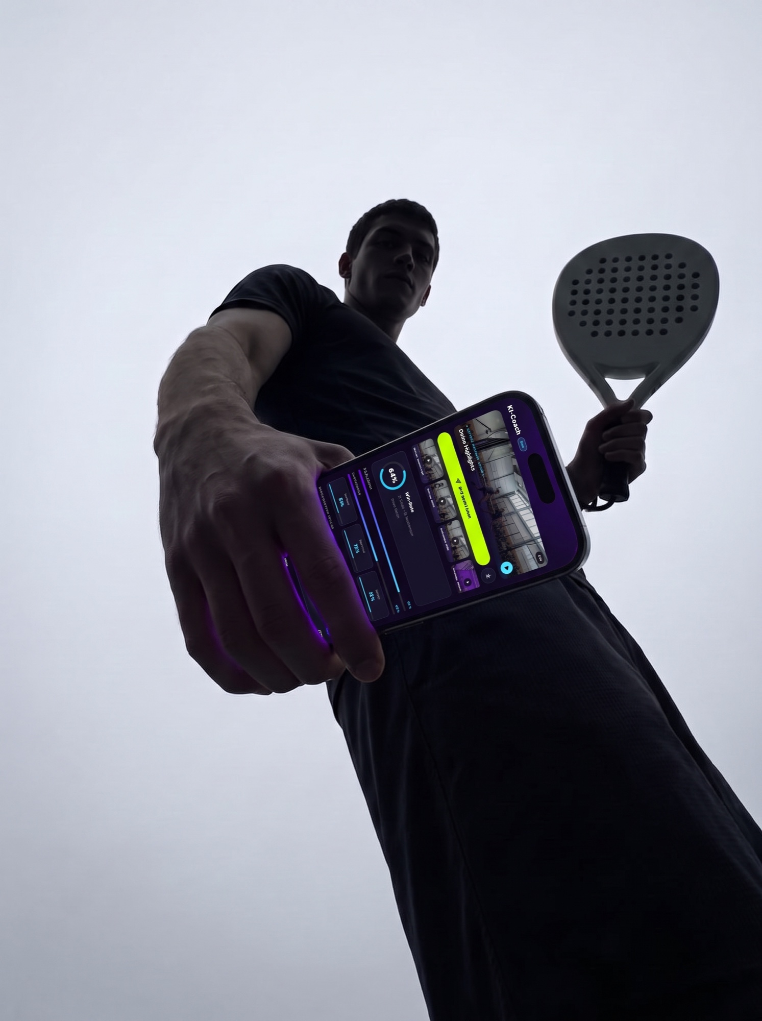 Die PadelSmart-App auf dem iPhone