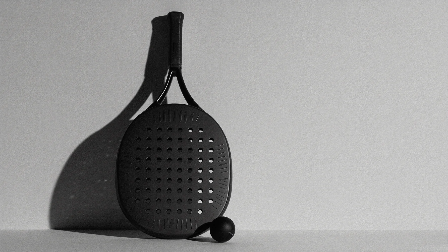 Padel-Schläger, Studio-Stillleben