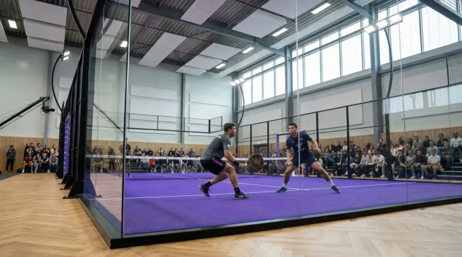 Match in der padelsmart-Halle
